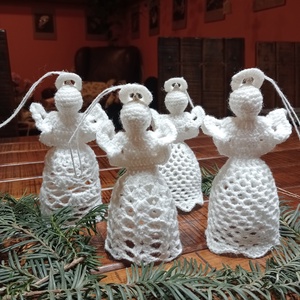 Horgolt angyalka - Meska.hu