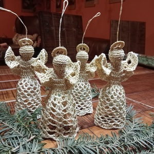 Horgolt angyalka - Meska.hu