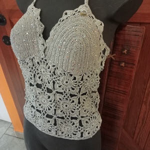 Horgolt top - Meska.hu