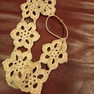 Horgolt hajpánt - ruha & divat - hajdísz & hajcsat - hajgumi - Meska.hu