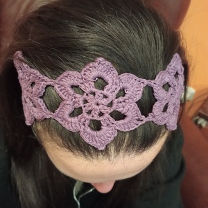 Horgolt hajpánt - ruha & divat - hajdísz & hajcsat - hajráf & hajpánt - Meska.hu