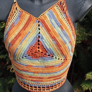 Horgolt top - Meska.hu