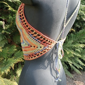 Horgolt top - ruha & divat - női ruha - top - Meska.hu