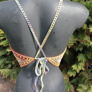 Horgolt top - ruha & divat - női ruha - top - Meska.hu