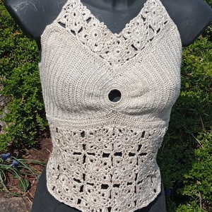 Horgolt top, Ruha & Divat, Női ruha, Top, Horgolás, MESKA