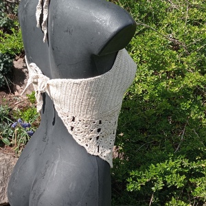 Horgolt top - ruha & divat - női ruha - top - Meska.hu