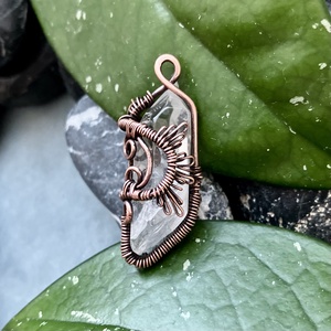 SaraZ // Crystal Ward medál választható lánccal - ékszer - nyaklánc - medál - Meska.hu