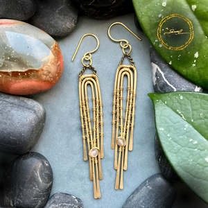 Lógós fülbevalók