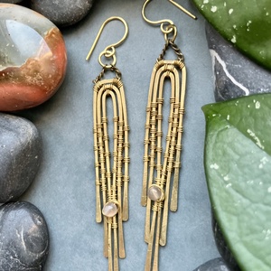 SaraZ // Astral Passage fülbevaló - ékszer - fülbevaló - lógó fülbevaló - Meska.hu