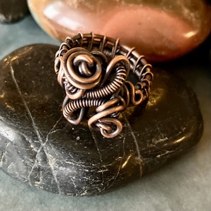 SaraZ // Earthbound Sigil gyűrű - ékszer - gyűrű - fonódó gyűrű - Meska.hu