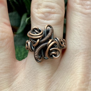 SaraZ // Earthbound Sigil gyűrű - ékszer - gyűrű - fonódó gyűrű - Meska.hu