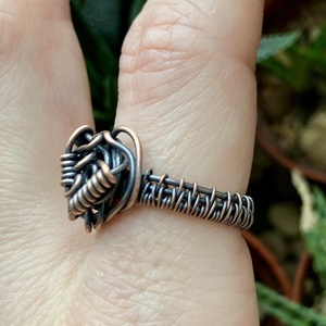 SaraZ // Earthbound Sigil gyűrű - ékszer - gyűrű - fonódó gyűrű - Meska.hu