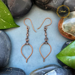 SaraZ // Forest Drop fülbevaló füstkvarccal, Ékszer, Fülbevaló, Lógó fülbevaló, Ékszerkészítés, MESKA