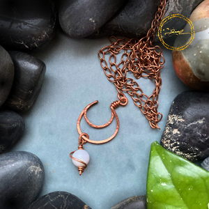 SaraZ // Lunar Circle nyaklánc amazonittal, Ékszer, Nyaklánc, Medálos nyaklánc, Ékszerkészítés, MESKA