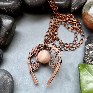 SaraZ // Sunbound nyaklánc  - ékszer - nyaklánc - medálos nyaklánc - Meska.hu