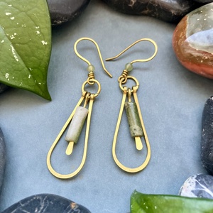 SaraZ // Nomad Lines fülbevaló - ékszer - fülbevaló - lógó fülbevaló - Meska.hu