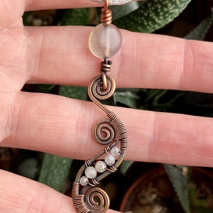 SaraZ // Desert Bloom nyaklánc labradorittal - ékszer - nyaklánc - medálos nyaklánc - Meska.hu