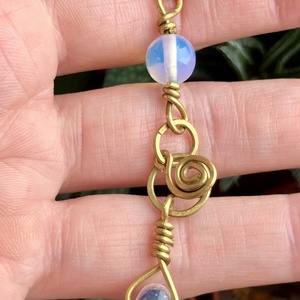 SaraZ // Mistfall nyaklánc opállal - ékszer - nyaklánc - medálos nyaklánc - Meska.hu