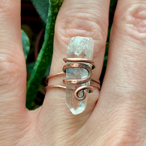 SaraZ // Crystal Ward gyűrű - ékszer - gyűrű - statement gyűrű - Meska.hu