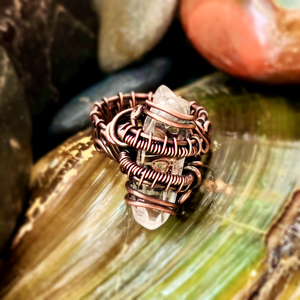 SaraZ // Crystal Ward gyűrű - ékszer - gyűrű - statement gyűrű - Meska.hu