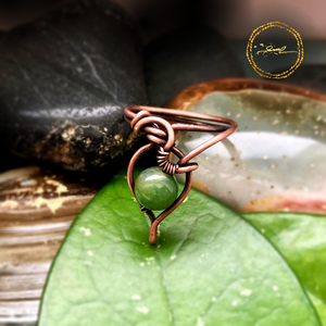 SaraZ // Forest Drop gyűrű indiai acháttal - Meska.hu