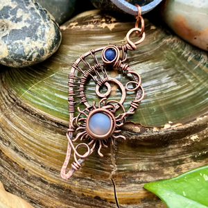 SaraZ // Ocean's Sky nyaklánc - ékszer - nyaklánc - medálos nyaklánc - Meska.hu