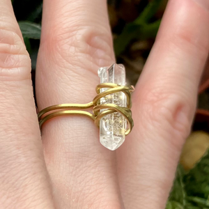 SaraZ // Crystal Ward gyűrű - ékszer - gyűrű - statement gyűrű - Meska.hu