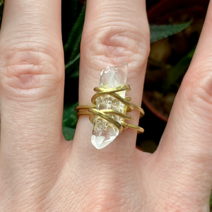 SaraZ // Crystal Ward gyűrű - ékszer - gyűrű - statement gyűrű - Meska.hu