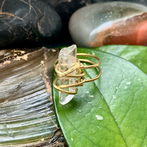 SaraZ // Crystal Ward gyűrű - ékszer - gyűrű - statement gyűrű - Meska.hu