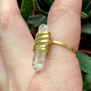 SaraZ // Crystal Ward gyűrű - ékszer - gyűrű - statement gyűrű - Meska.hu