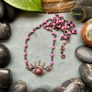 SaraZ // Aurora's Eye nyaklánc, Ékszer, Nyaklánc, Medálos nyaklánc, Ékszerkészítés, MESKA