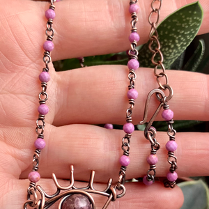 SaraZ // Aurora's Eye nyaklánc - ékszer - nyaklánc - medálos nyaklánc - Meska.hu