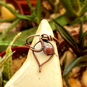 SaraZ // Forest Drop gyűrű indiai acháttal - ékszer - gyűrű - gyöngyös gyűrű - Meska.hu