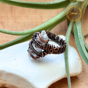 SaraZ // Crystal Ward gyűrű, Ékszer, Gyűrű, Statement gyűrű, Ékszerkészítés, MESKA