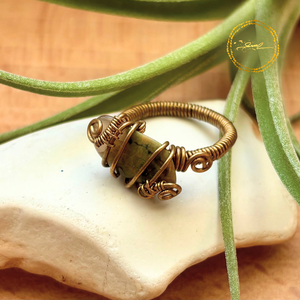 SaraZ // Nomad Relics gyűrű riolittal, Ékszer, Gyűrű, Fonódó gyűrű, Ékszerkészítés, MESKA