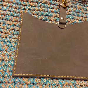 Egyedi horgolt nagyméretű táska - táska & tok - kézitáska & válltáska - kézitáska - Meska.hu