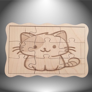 Cicás Puzzle, Játék & Sport, Puzzle, Forma puzzle, Gravírozás, pirográfia, MESKA