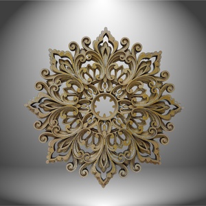 3D Mandala - Arany Virágzás - Meska.hu