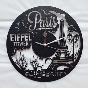Paris Eifell Torony Óra, Otthon & Életmód, Dekoráció, Fali és függő dekoráció, Falióra & óra, , MESKA