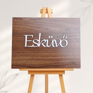 3D Esküvői Tábla - esküvő - dekoráció - helyszíni dekor - Meska.hu