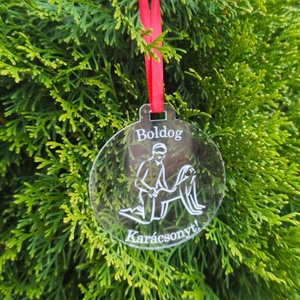 Plexi Karácsonyfadísz Szexpóz - Meska.hu