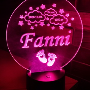 Emlékőrző egyedi LED lámpa - Meska.hu