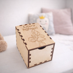 Tejfog Tároló Doboz, Baba - mama, Babaemlékek, Babanapló, Gravírozás, pirográfia, MESKA