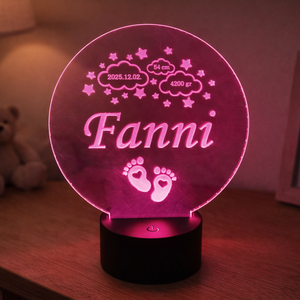 Emlékőrző egyedi LED lámpa - Meska.hu