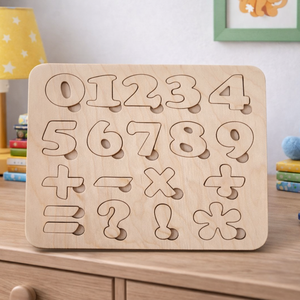 Számos Behelyettesítő, Játék & Sport, Puzzle, Forma puzzle, Gravírozás, pirográfia, MESKA