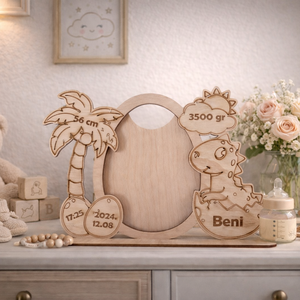 Dínós Képkeret - Meska.hu