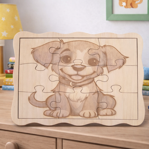 Kutyás Puzzle, Játék & Sport, Puzzle, Forma puzzle, Gravírozás, pirográfia, MESKA