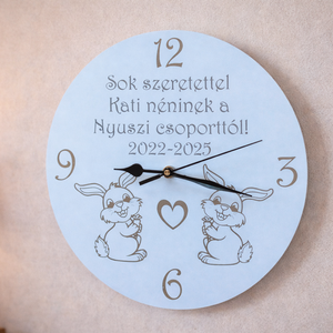 Egyedi Óra, Otthon & Életmód, Dekoráció, Fali és függő dekoráció, Falióra & óra, Gravírozás, pirográfia, MESKA