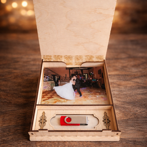 Esküvői FotóAlbum FaDoboz, Esküvő, Emlék & Ajándék, Album & Fotóalbum, Gravírozás, pirográfia, MESKA