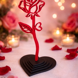 3D Rózsa, Otthon & Életmód, Dekoráció, Dísztárgy, , MESKA